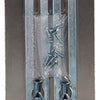 Yale 1019221 - 1 paire de glissières de fenêtre pivotantes galvanisées 180mm h0480 | 3 pièces