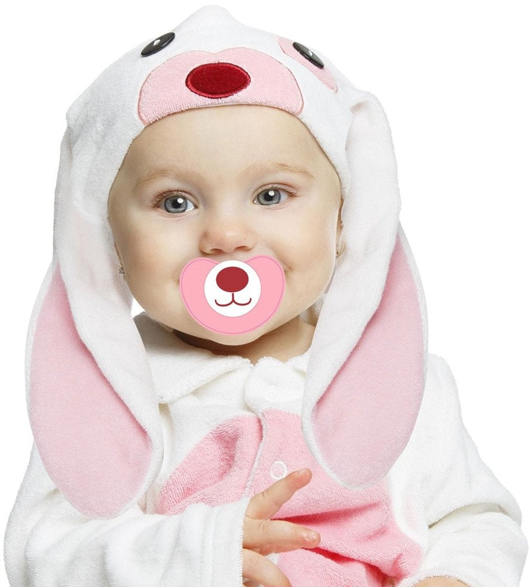 Mon autre bébé lapin - rose - taille 6-12 mois