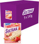 Sultana - snack - biscuit aux fruits fraise et yofruit - 9 x 143 grammes