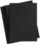 Carton coloré Creativ company, a6, feuille 105x148 mm, 200 gr, noir, 100 feuilles 1 boîte