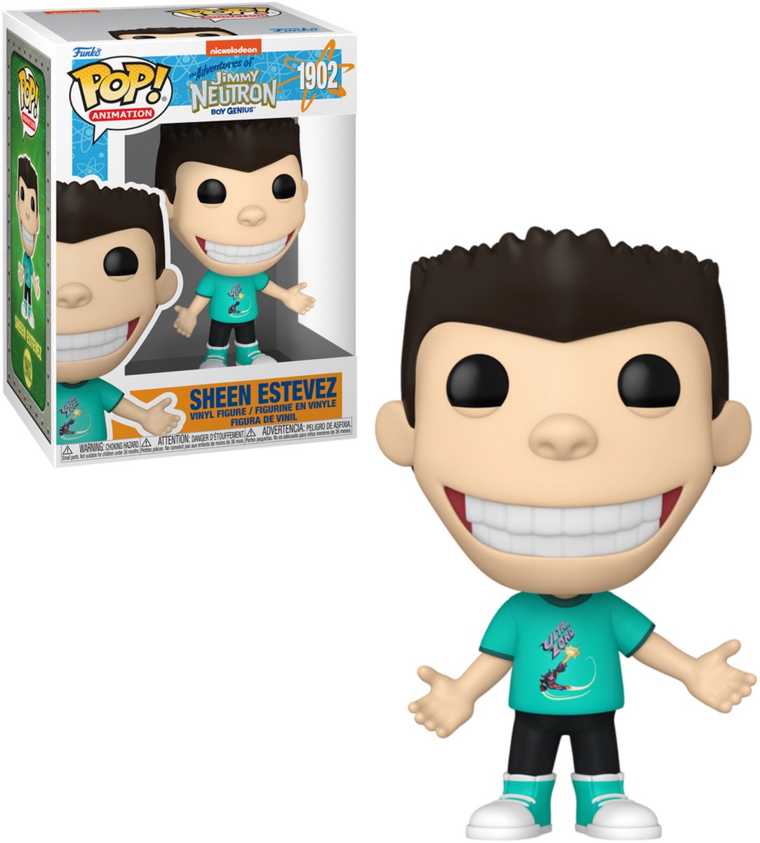 Funko-pop ! animation : les aventures de Jimmy Neutron Boy Genius - Sheen Estevez #1902
