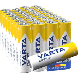 Piles énergie aa varta 30 pièces