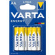Piles énergie aa varta 6 pièces