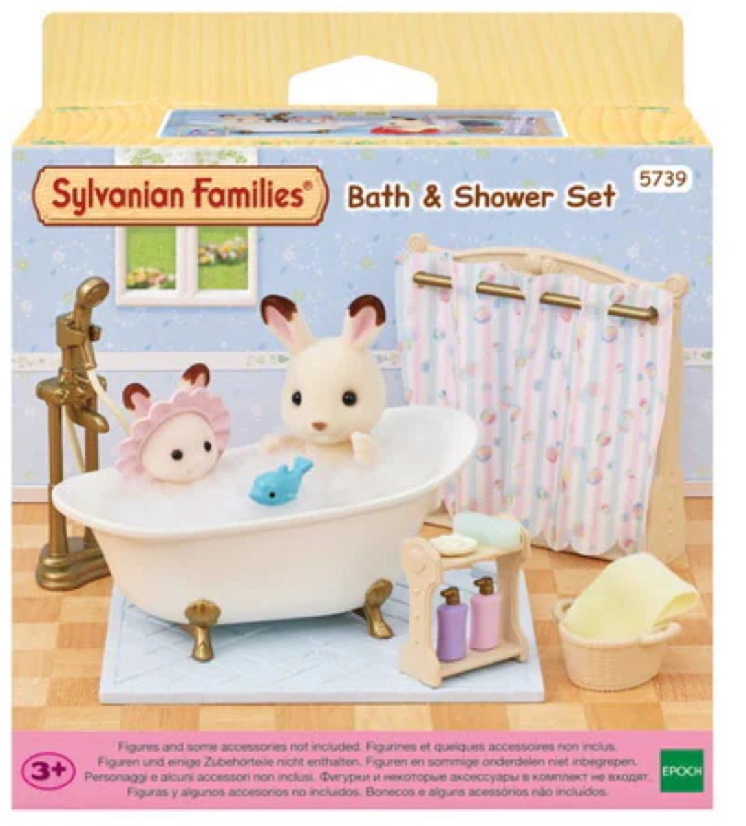 Epoch Sylvanian Families Bad Shower Set