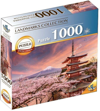 Puzzle Braet monuments du monde - Mont Fuji 1000 pièces