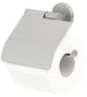 Tigre midi - porte papier toilette avec abattant - porte papier toilette - sans perçage - perçage ni collage - inox brossé