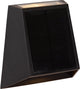 Lucide Luton - applique murale - énergie solaire - LED dimmable - 1x2W 2700K 3000K - IP54 - détecteur de mouvement jour nuit - noir