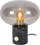 Lucide charlize - lampe de table - ø 23 cm - 1xe27 - noir