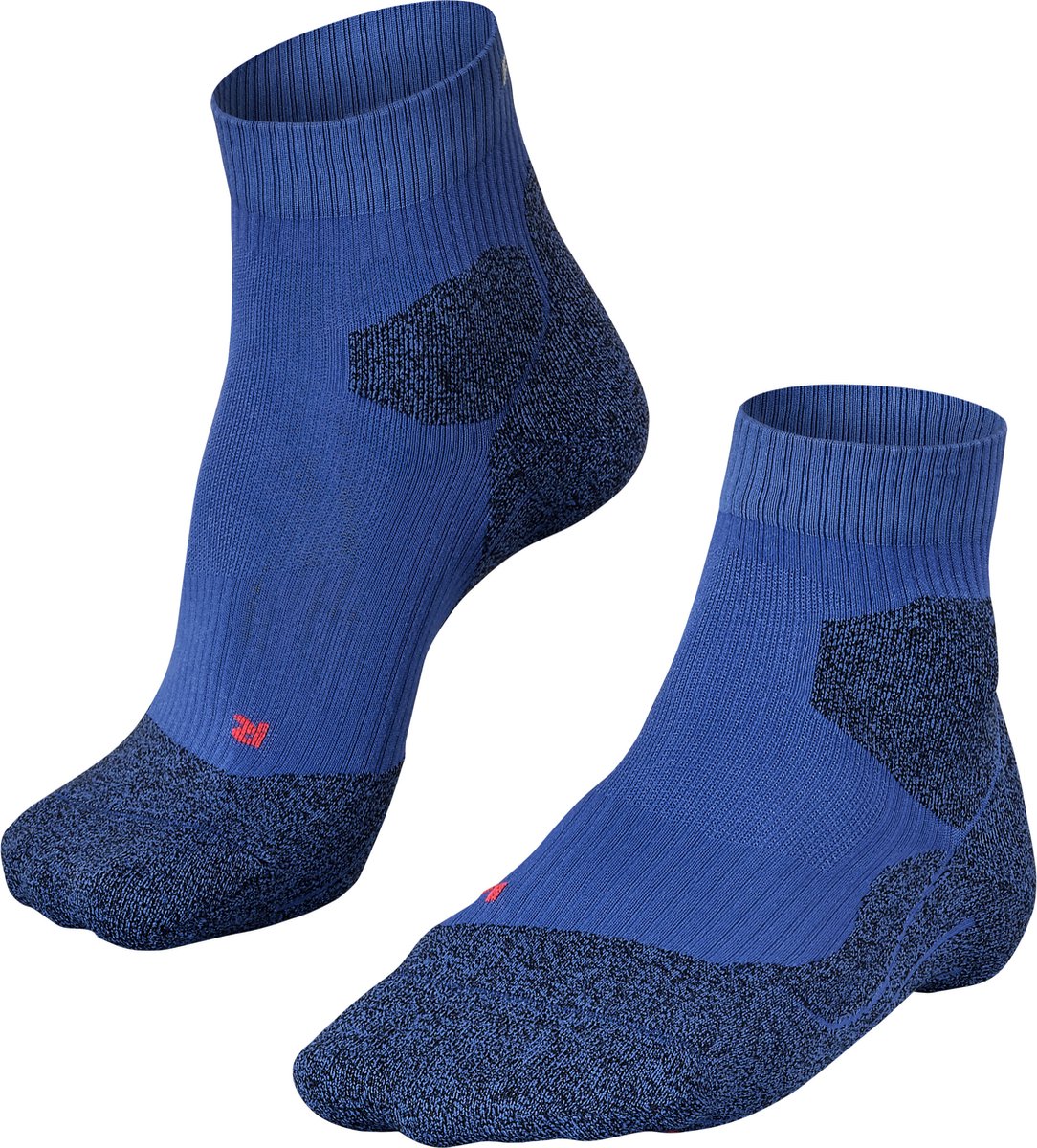 Falke ru trail anti-ampoules matériau fonctionnel chaussettes de course hommes bleu - taille 44-45