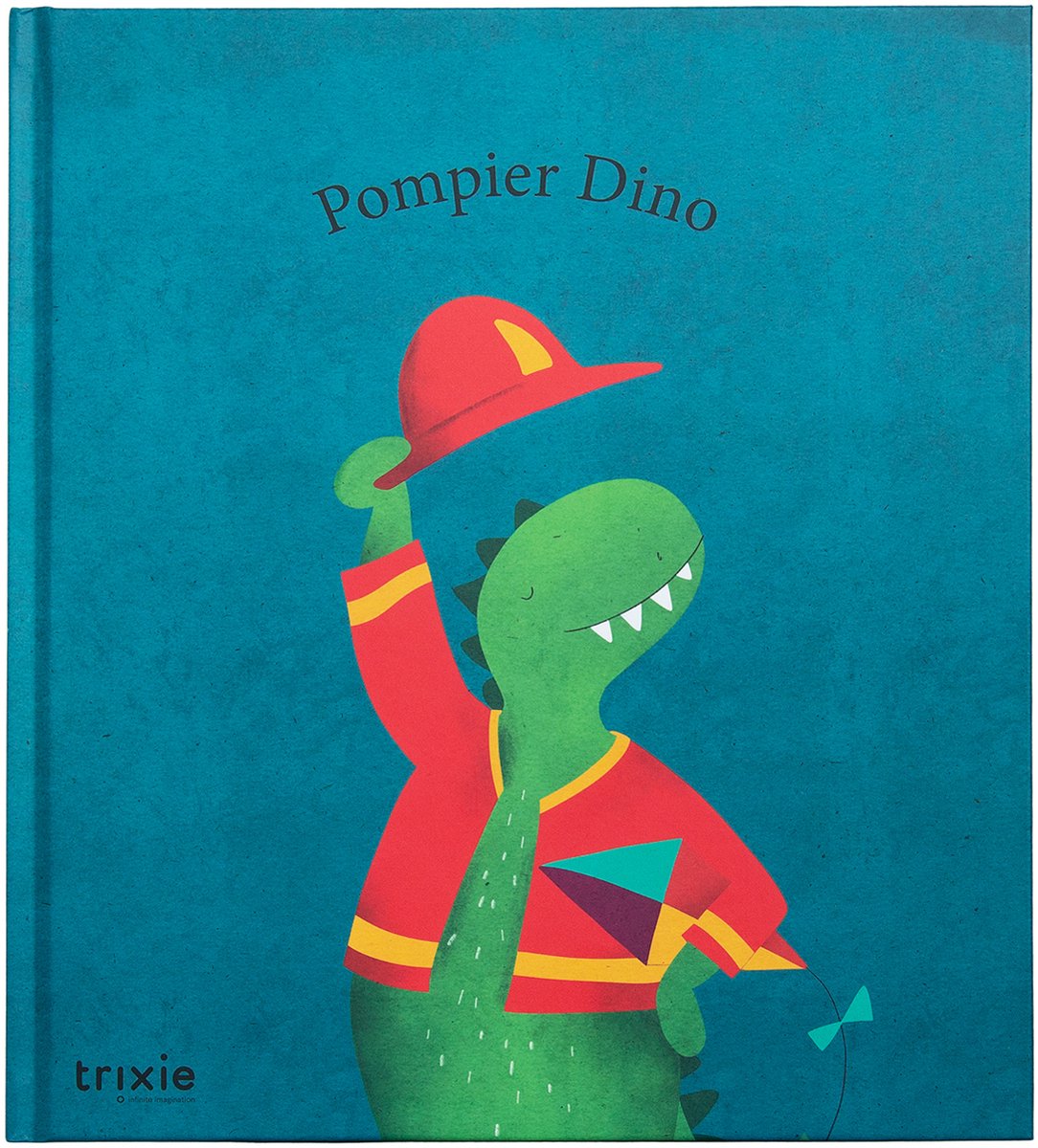 Livre pour enfants Trixie - Dino pompier (version fr)