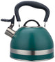 Kinghoff 1855 - bouilloire sifflante avec flûte - 1,8 litre - acier inoxydable - vert