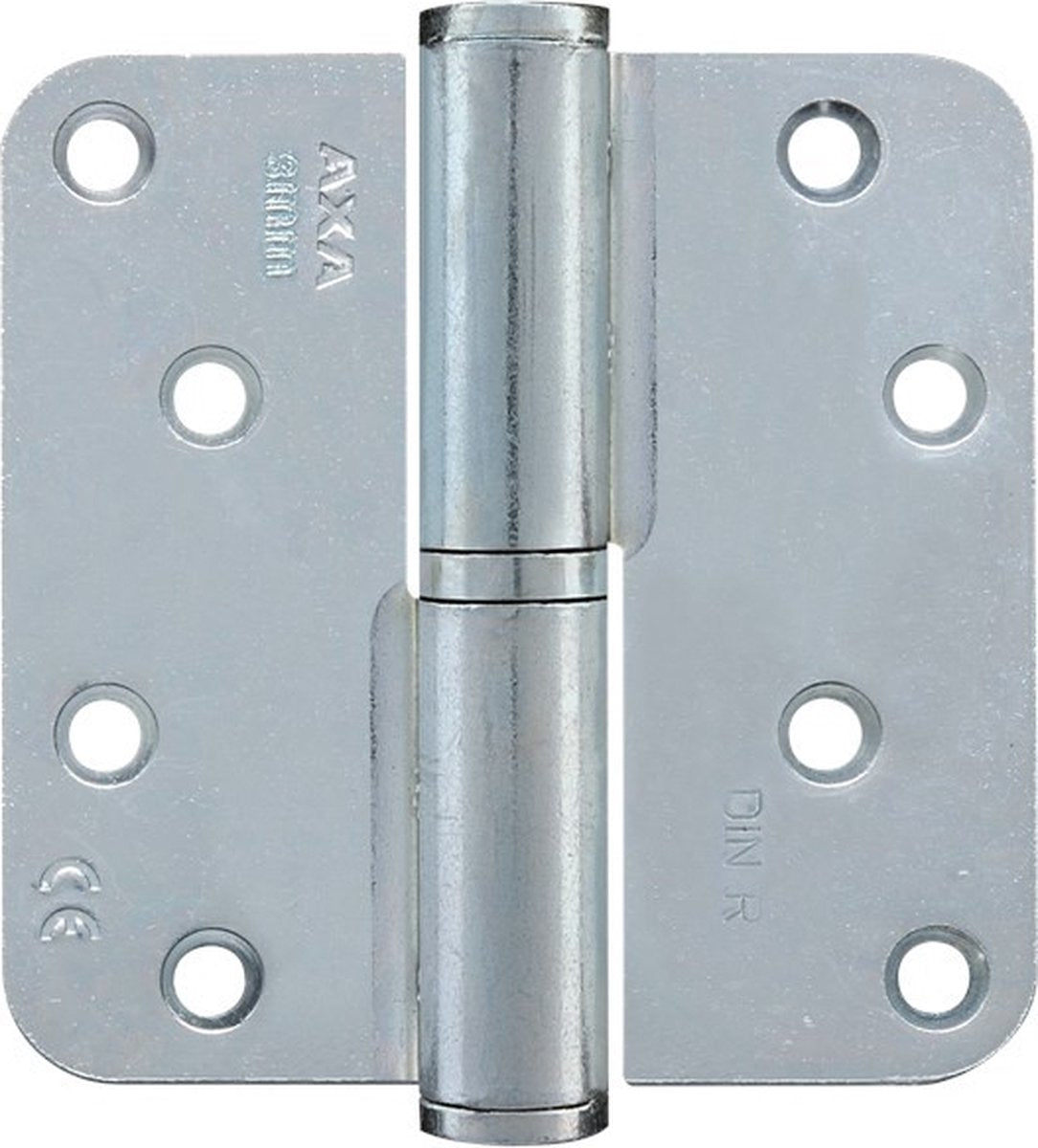 Axa charnière à bille galvanisée droite 89x89 ronde h 12032523e