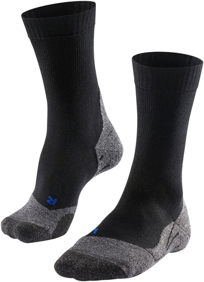 Falke tk2 cool anti-ampoules épais matériau fonctionnel lyocell chaussettes de marche femme noir - taille 41-42