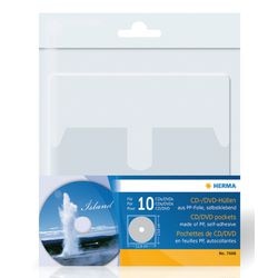 Pochettes CD-DVD Herma 7688 transparentes