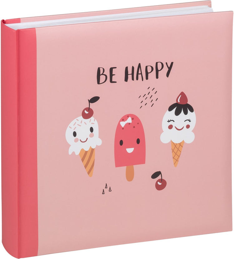 Walther fa-281-2 be happy - album pour enfants - taille 26 x 25 cm - rose