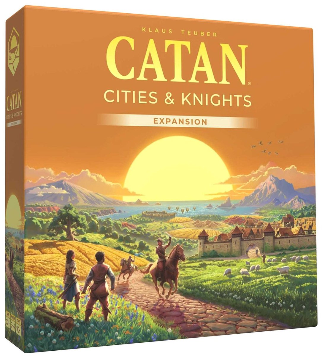 Asmodee les chevaliers des villes de Catane 6ème édition fr - version anglaise