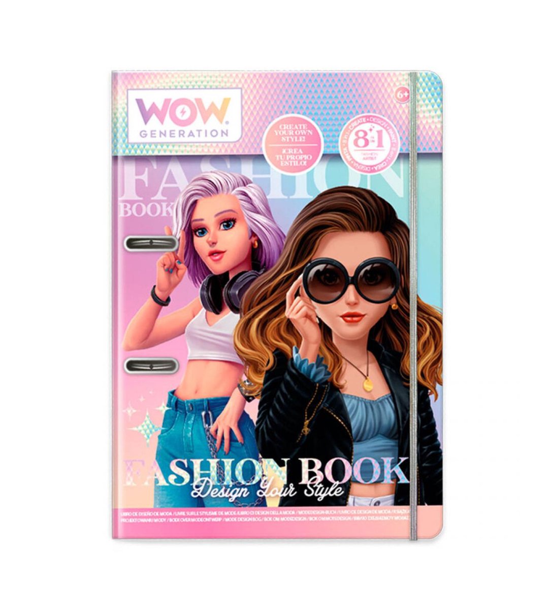 Livre de mode Wow Generation, créez votre propre style rose