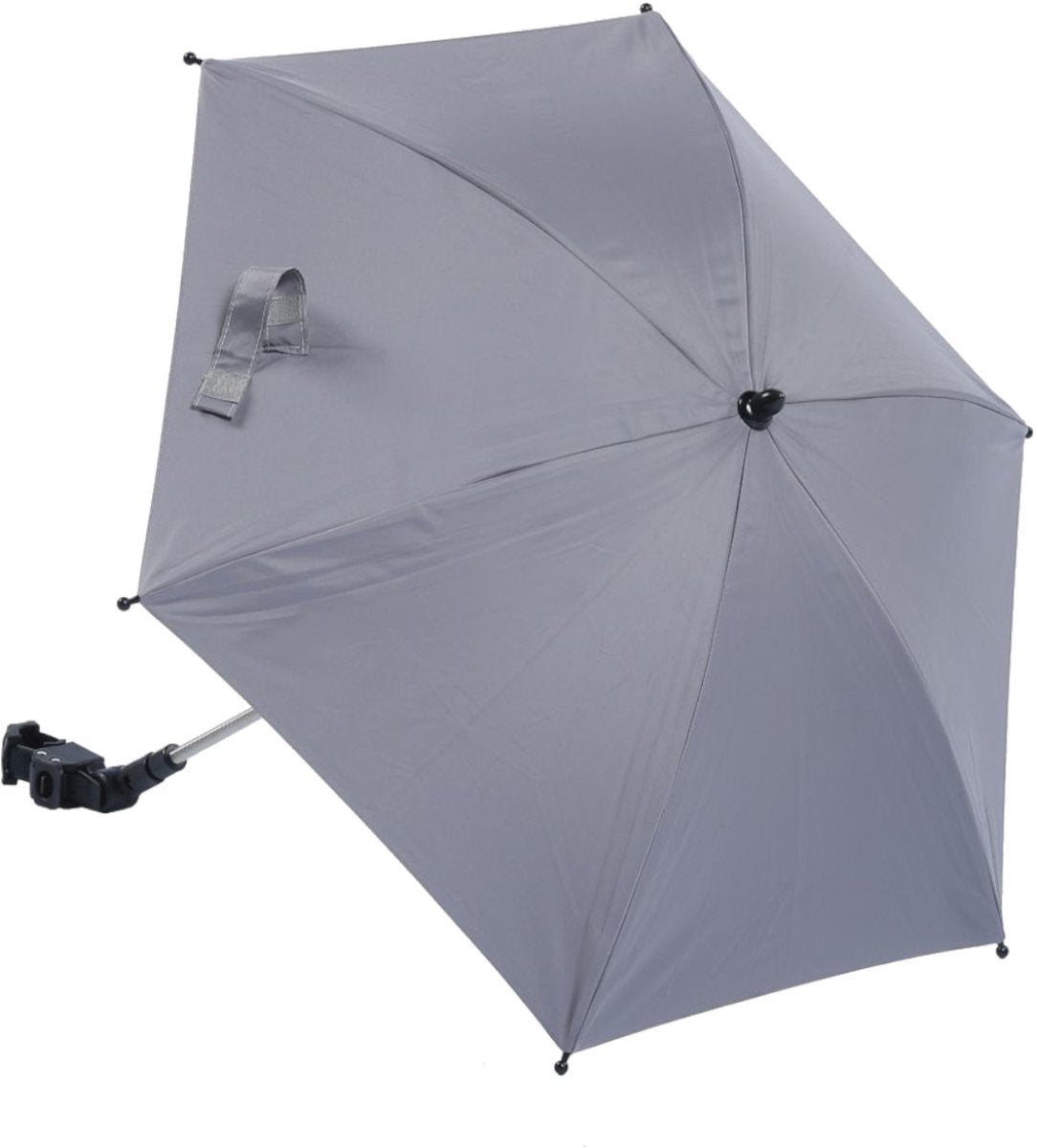 Titanium baby Parasol bébé en titane avec pince universelle protection UV 50+ - gris moyen
