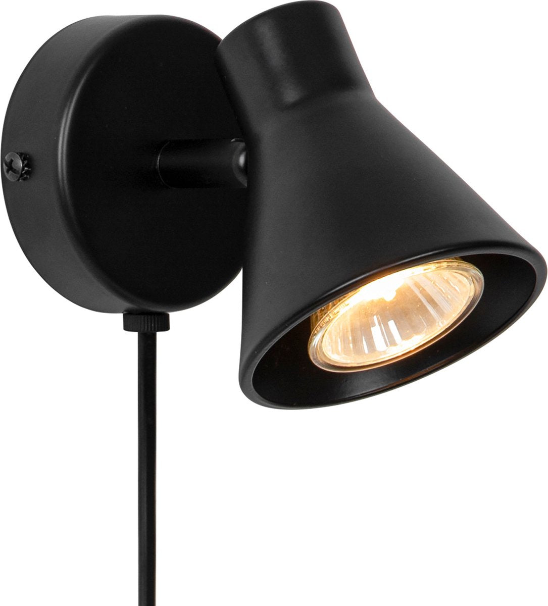 Applique en chêne Nordlux-gu10-noir