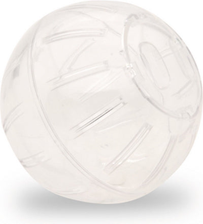 Balle pour hamster Beeztees premium, transparente. 12,5 cm.