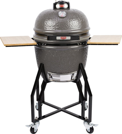 Grill guru kamado barbecue original moyen complet ø40cm ø15.75inch - complet - gris