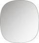 Miroir Woood Philou - verre métal - noir - 60x55x0,5