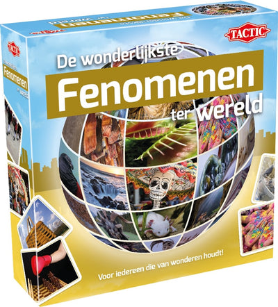 Tactique les phénomènes les plus merveilleux du monde - jeu de cartes - jeu de quiz - nature particulière et phénomènes inexplicables - connaissance et émerveillement - de la série mondiale - 2 joueurs ou plus - à partir de 12 ans