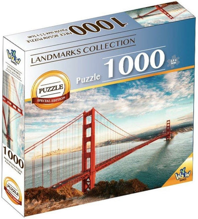 Braet puzzle monuments du monde - pont du Golden Gate 1000pcs