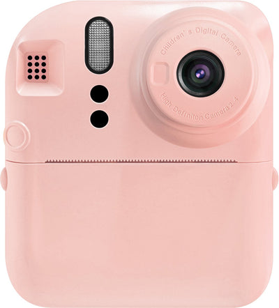 Appareil photo à impression instantanée Vision products – appareil photo pour enfants avec 2 rouleaux de papier d'impression – rose – pour les enfants à partir de 4 ans