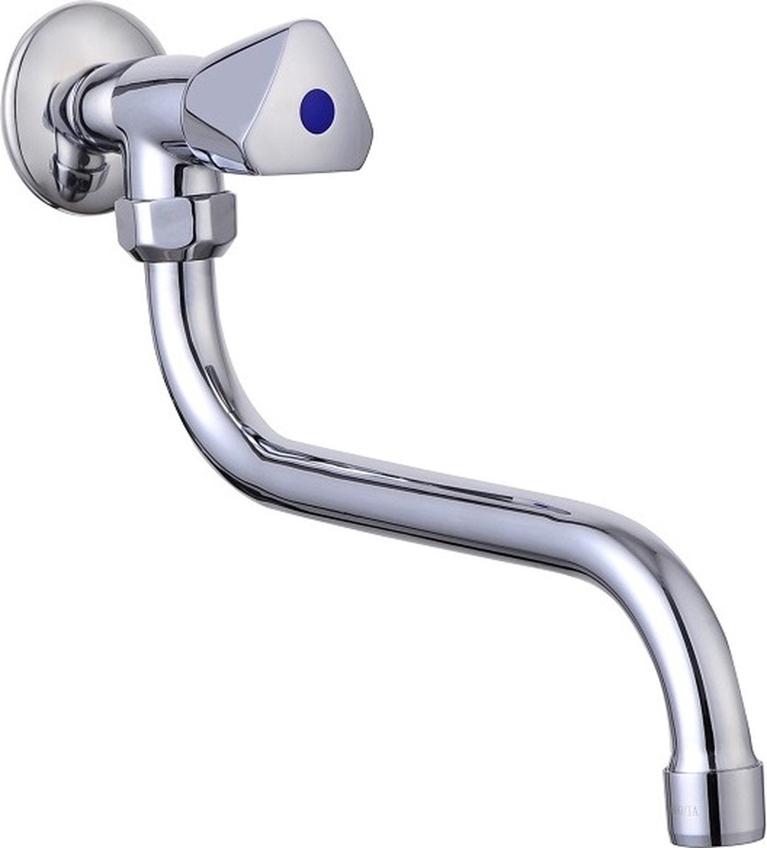 Schütte schütte mur tap carneo rotatif chrome -colored