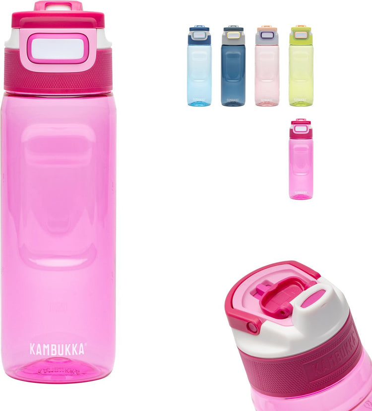 Gourde Kambukka Elton 750 ml - Ambiance mûre avec couvercle 3 en 1 et nettoyage facile