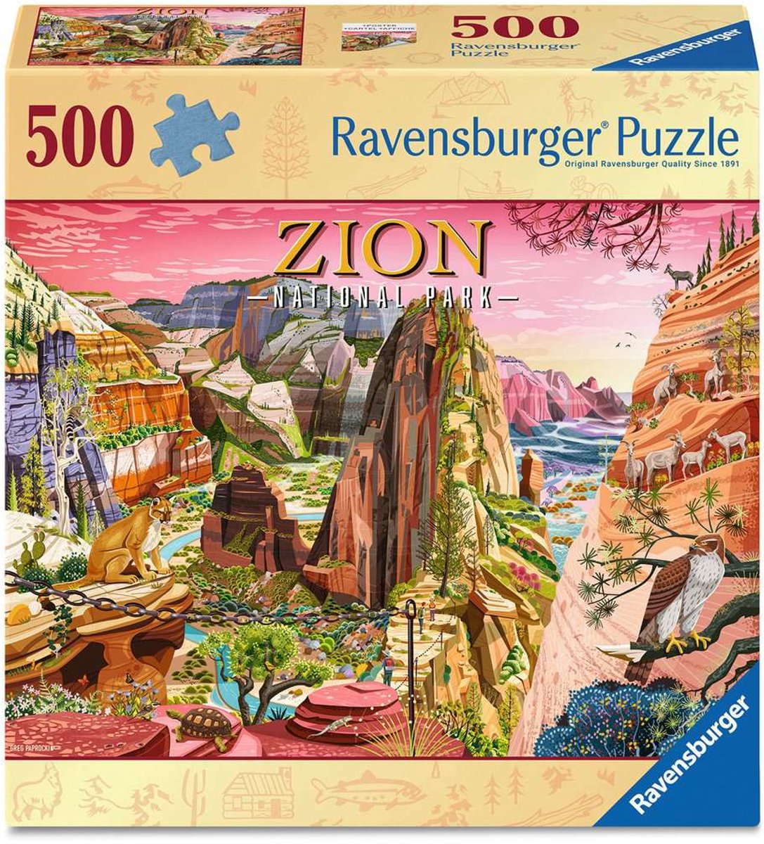 Ravensburger puzzle Parc national de Zion - 500 pcs.