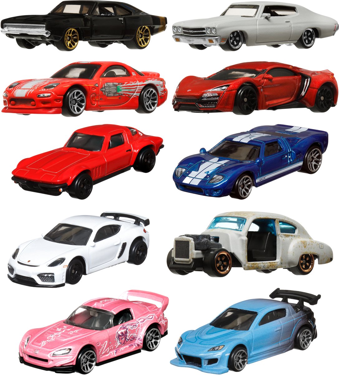 Mattel Hot Wheels Datman Fast Furious Assorti