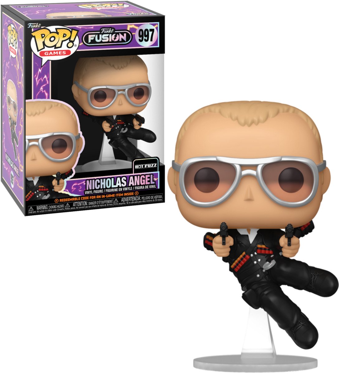 Funko-pop ! jeux : fusion - nicholas angel #997 (hot fuzz)