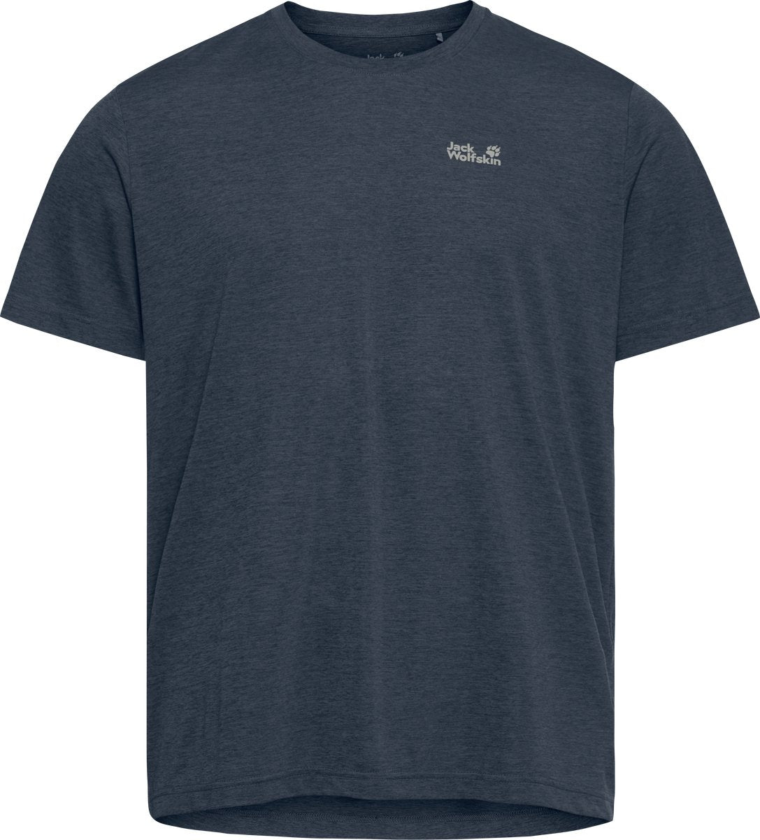 Jack wolfskin wildtrail t-shirt homme - manches courtes homme - ciel de minuit