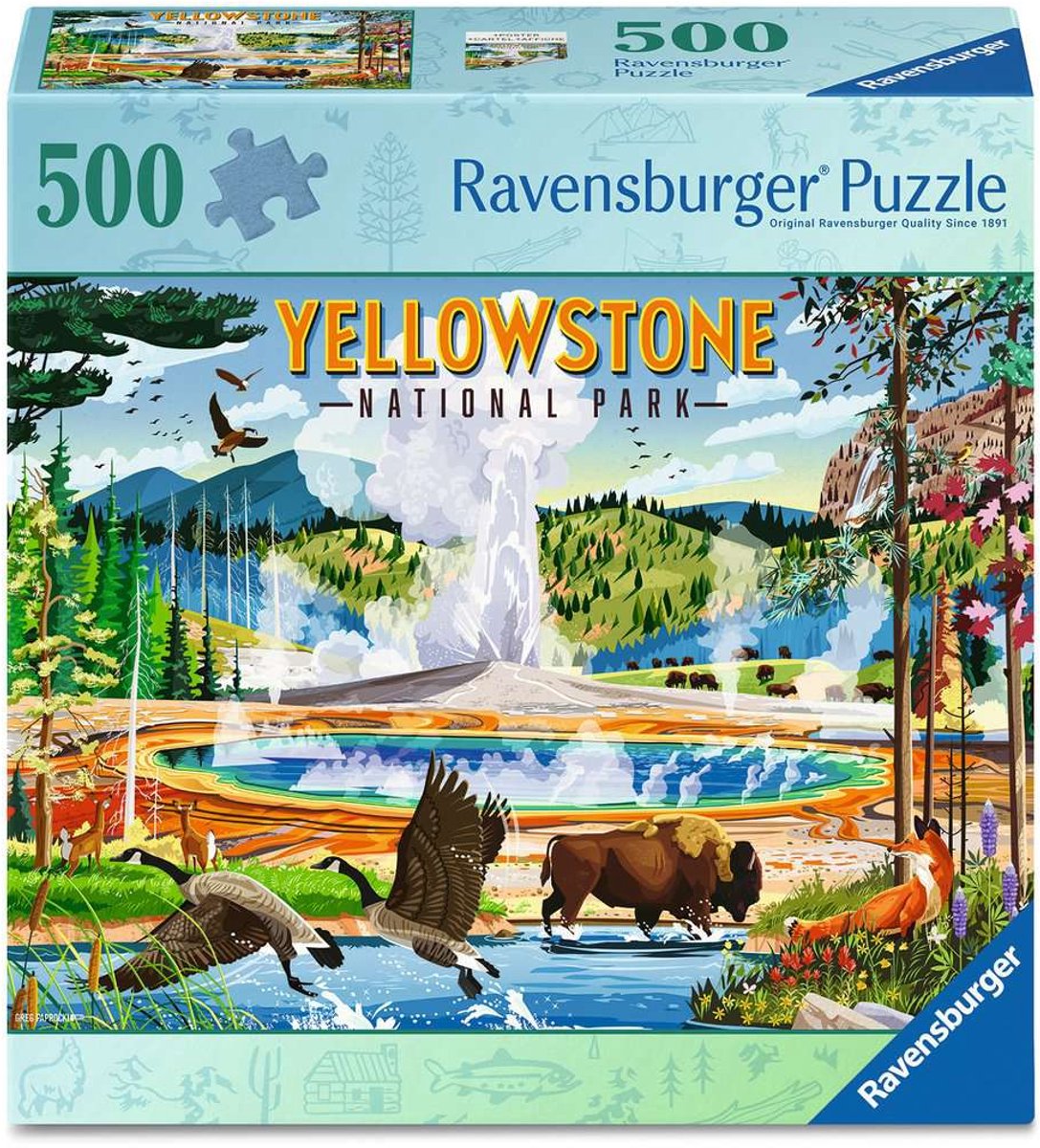 Ravensburger puzzle Parc national de Yellowstone - 500 pcs.