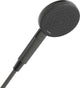 Hansgrohe Raindance Alive Select S - Douchette à main - Économie d'eau Ecosmart - Commande par bouton Select - Taille 125 mm - 3 fonctions de pulvérisation - Chrome noir brossé