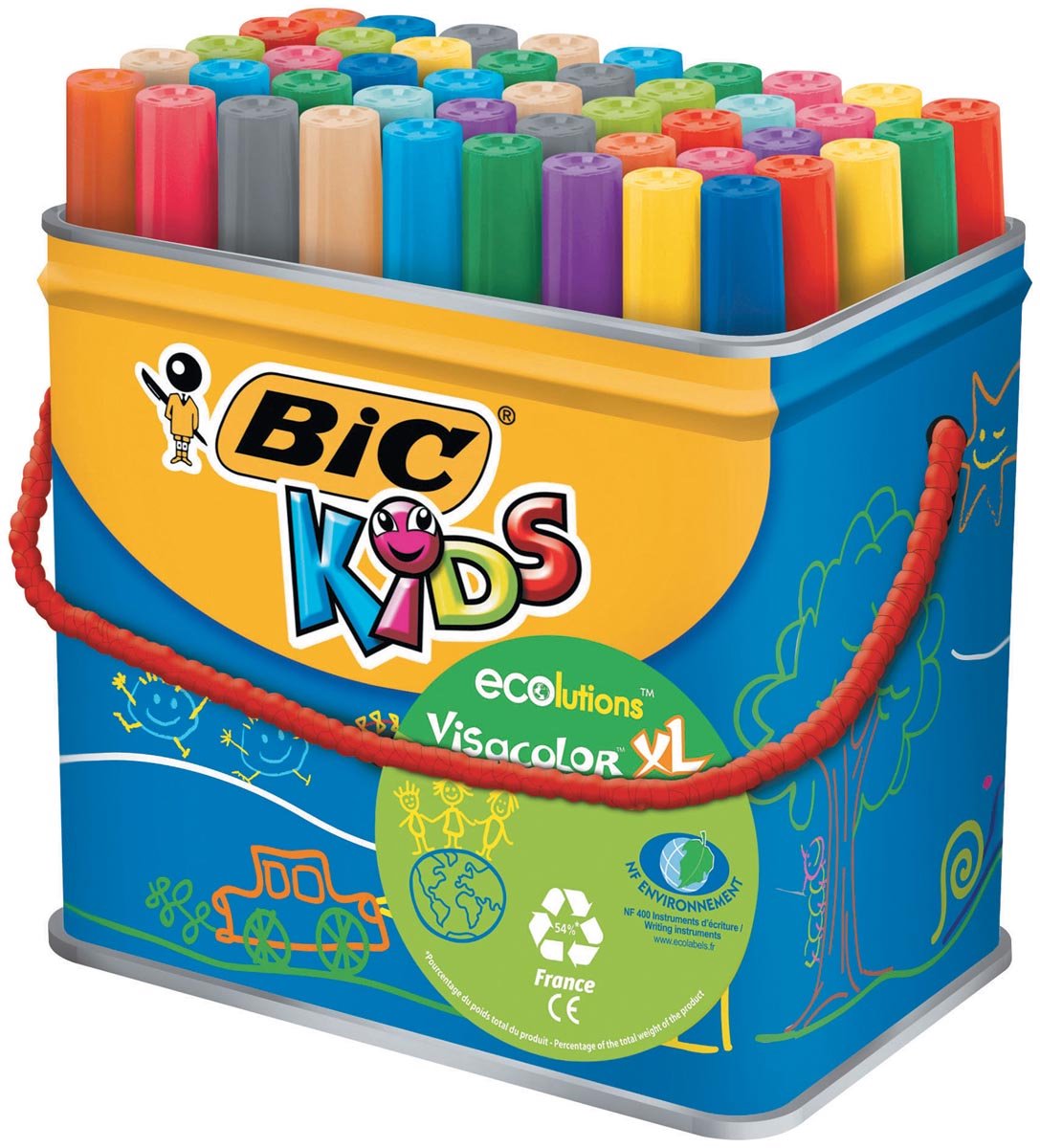 BIC Kids Visacolor XL, 48e.