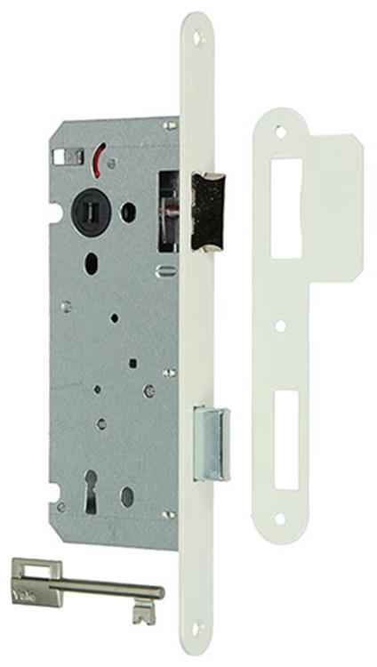 Yale 1019599 - 1 serrure à mortaise blanc a1353bb 50mm | 1 pièce