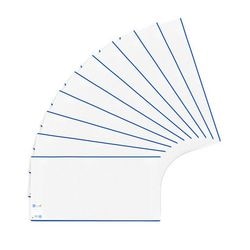Couverture de livre herma 270 x 540 mm polypropylène transparent (pp)