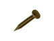 Mack 1017166 - clou tête convexe laiton 20 gr 1.0 x 10 mm | 10 pièces