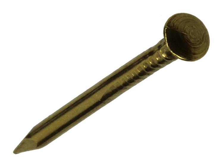 Mack 1017168 - clou tête convexe laiton 20 gr 1,2 x 20 mm | 10 pièces