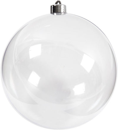 Boules déco Creativ company, d 15,6 cm, transparentes, 1 pièce