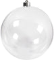 Boules déco Creativ company, d 15,6 cm, transparentes, 1 pièce