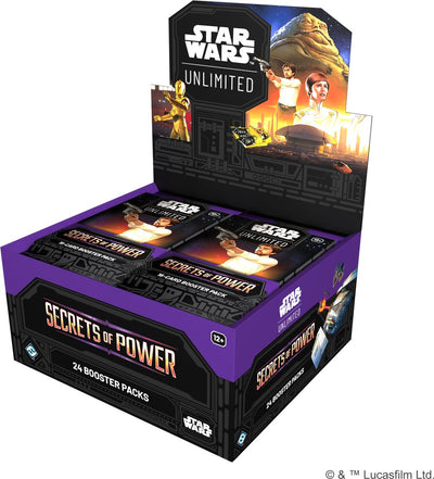Fantasy Flight Games Star Wars Secrets illimités de la boîte de booster de puissance - 24 boosters