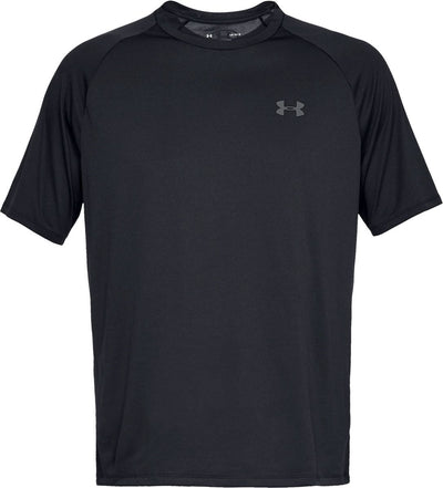 Under armour ua tech 2.0 ss tee-blk chemise de sport homme - noir - graphite