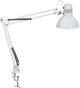 Lampe de bureau d'étude Maul - LED - métal - blanc - lampe de table avec pince - culot E27