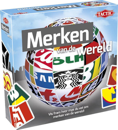 Marques tactiques du monde - jeu de cartes - jeu de quiz - marques et logos mondiaux célèbres - connaissance et plaisir - de la série mondiale - 2 joueurs ou plus - à partir de 12 ans
