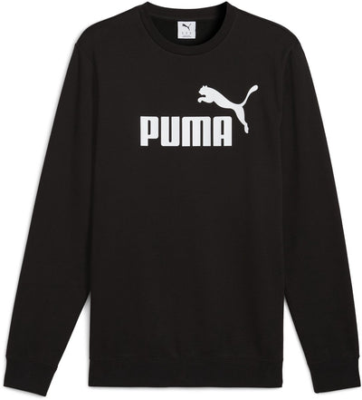 Puma ess non. pull homme 1 logo crew fl - noir
