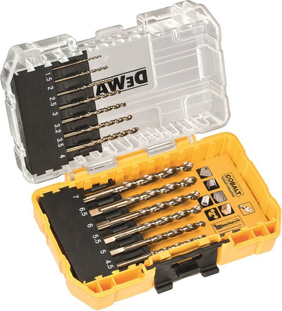 Dewalt accessoires hss foret à métal industriel au cobalt ensemble de 13 pièces - dt4968-qz
